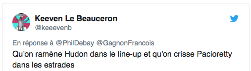 Envoyer PATCH dans les estrades...un SUICIDE sur le marché...