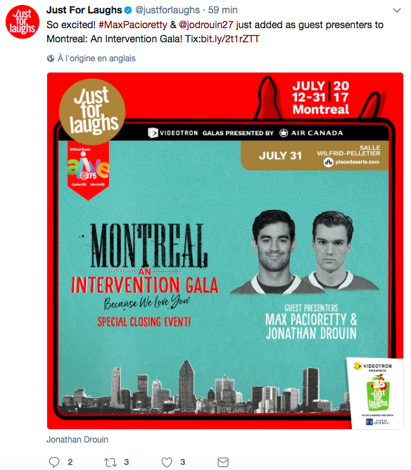 Espérons que Jonathan Drouin ne va pas BROSSER avant le GALA...