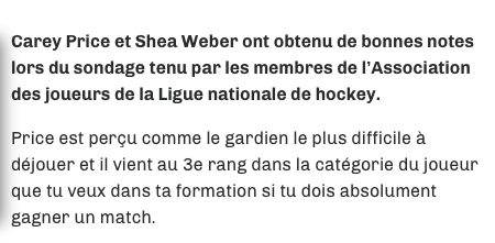 Est-ce parce que les joueurs de la LNH DÉTESTENT TOUS SUBBAN?