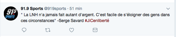 Est-ce pour cette raison...Que Geoff Molson s'est éloigné du PEUPLE?