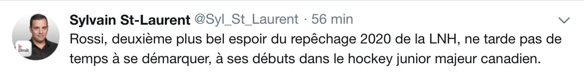 Est-ce qu'il va chauffer les fesses de Lafrenière ?