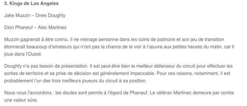 Et par-dessus le marché..