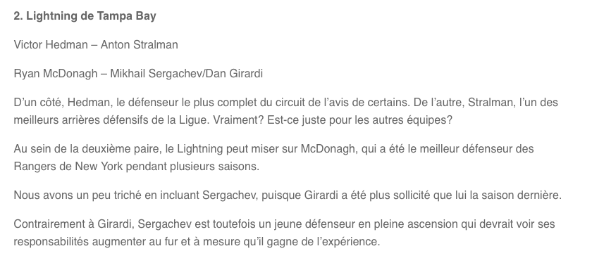 Et par-dessus le marché..