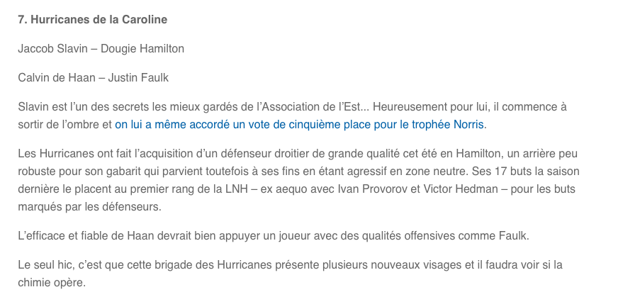 Et par-dessus le marché..