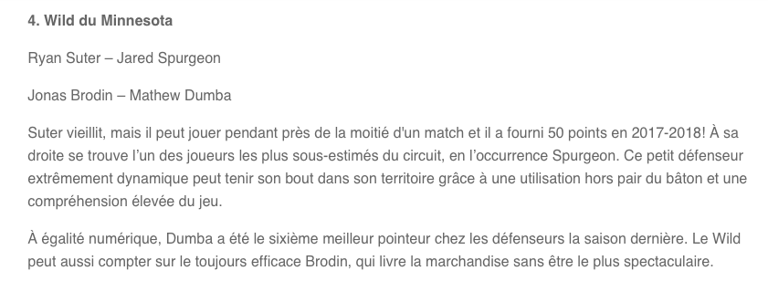 Et par-dessus le marché..