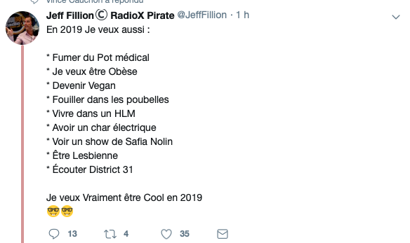 Être COOL en 2019...Version JEFF FILLION...