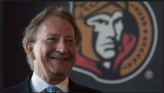 Eugene Melnyk avait un MESSAGE pour les fans des Sénateurs qui ont payé pour la pub MELNYK OUT...et Molson lui....
