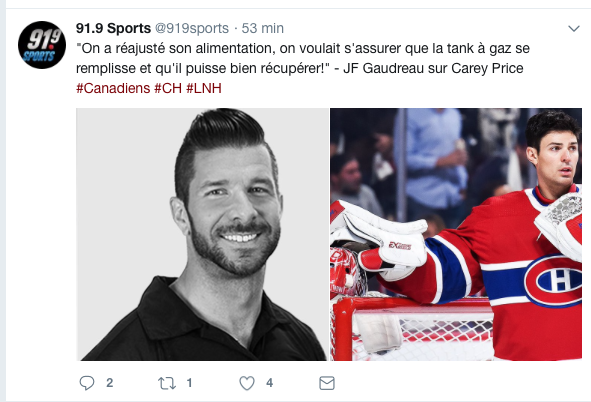 Faut arrêter de traiter Carey Price comme une PRINCESSE...