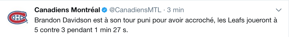 Faut croire que les dirigeants du CH ne voient pas ça...