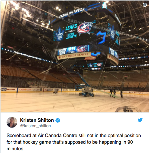 Faut être TORONTOIS en CR....