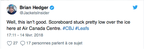 Faut être TORONTOIS en CR....