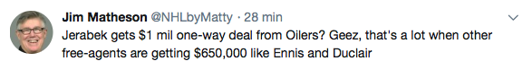 Faut vraiment que Anthony Duclair change d'agent...