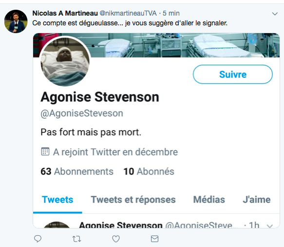 Faut vraiment un journaliste de TVA Sports...