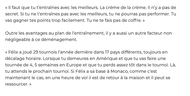 Félix Auger-Aliassime ne veut pas payer ses IMPÔTS au Québec....