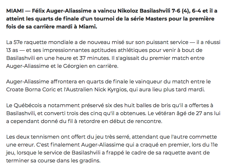 Félix est déjà un grand..