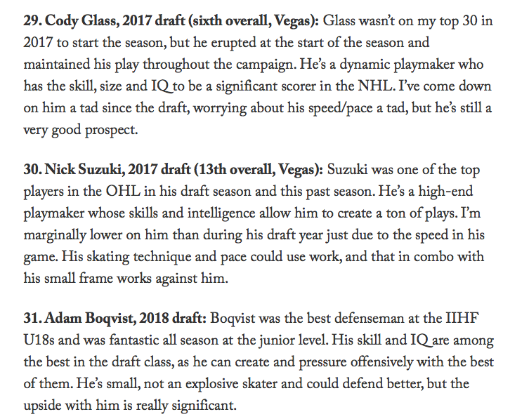 Filip Zadina est 11e...Jesperi Kotkaniemi est 14e...