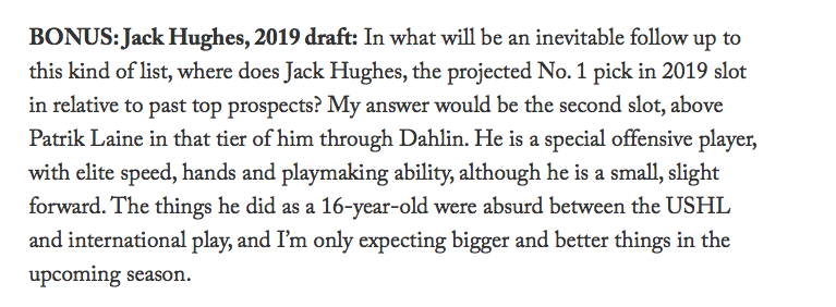Filip Zadina est 11e...Jesperi Kotkaniemi est 14e...