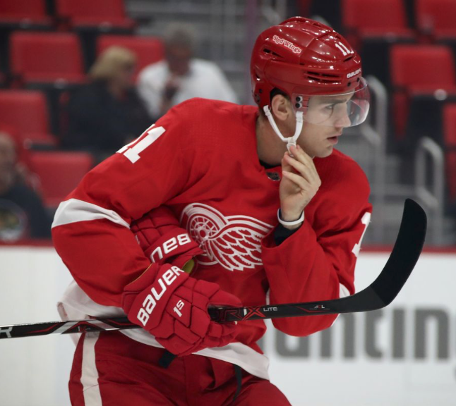 Filip Zadina est en train de choker à Detroit...