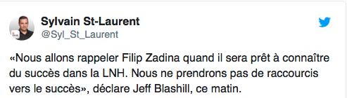 Filip Zadina...Doit tellement avoir L'EGO dans le CUL...