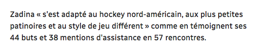 Filip Zadina...est dans la même classe que Rasmus Dahlin...