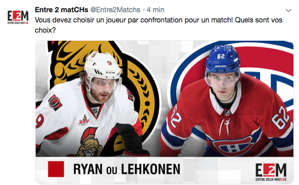 Finalement, RDS veut savoir lequel est le moins MAUVAIS...