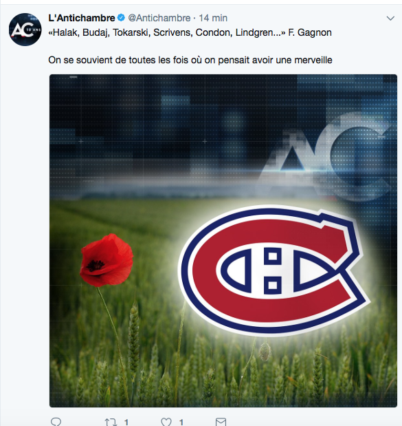 François Gagnon...​CRACHE sur Charlie Lindgren...