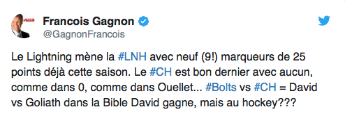 François Gagnon...Veut aussi le CONGÉDIEMENT de Marc Bergevin...