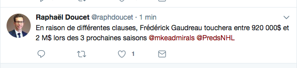 Fred Gaudreau n'est pas encore MILLIONNAIRE...