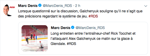 GALCHENYUK: le DG est sur son dos...le coach est sur son dos...