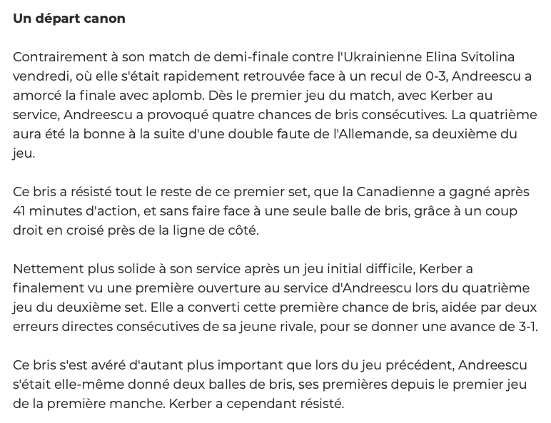 GENIE BOUCHARD...sera JALOUSE à VIE...