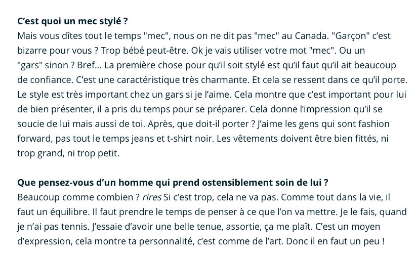 GENIE vous dit comment vous habiller les BOYS..