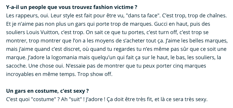 GENIE vous dit comment vous habiller les BOYS..
