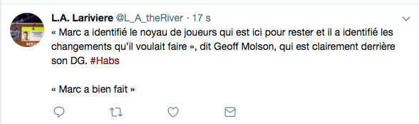 Geoff Molson a décidé de MOURIR avec Marc Bergevin...