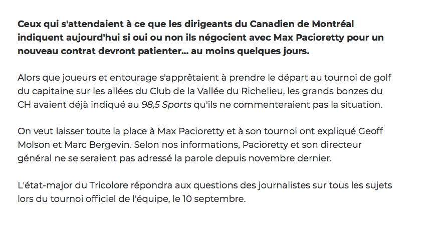 Geoff Molson et Marc Bergevin...les PISSOUS....