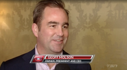 GEOFF MOLSON LE RÉPÈTE..IL A CONFIANCE EN MARC BERGEVIN...HAHA!!!!