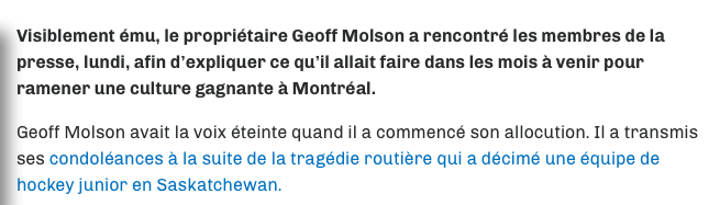  Geoff Molson...L'HOMME le PLUS FAUX du Québec?