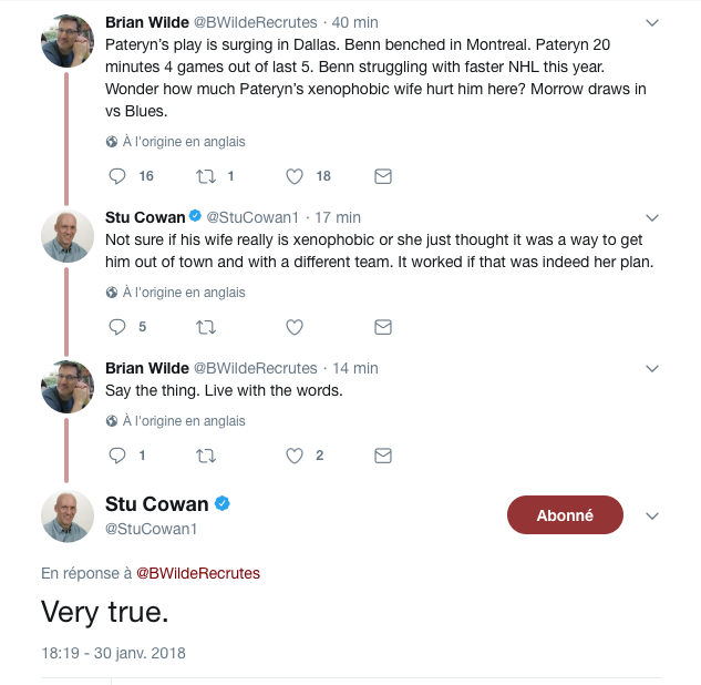 Greg Pateryn en doit une...à sa femme...et son RACISME...
