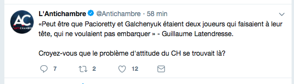 Guillaume Latendresse sait comment reconnaître les POMMES POURRIES..