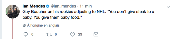 Guy Boucher continue d'HUMILIER Thomas Chabot...