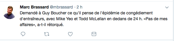 Guy Boucher et l'EMPATHIE...