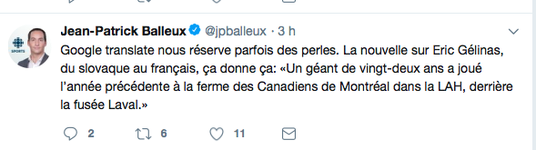 HAHA!!! Éric Gélinas le FERMIER!!!!