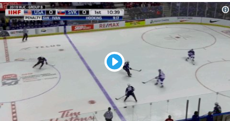 HAHA!!! Jack Hughes part du mauvais pied...