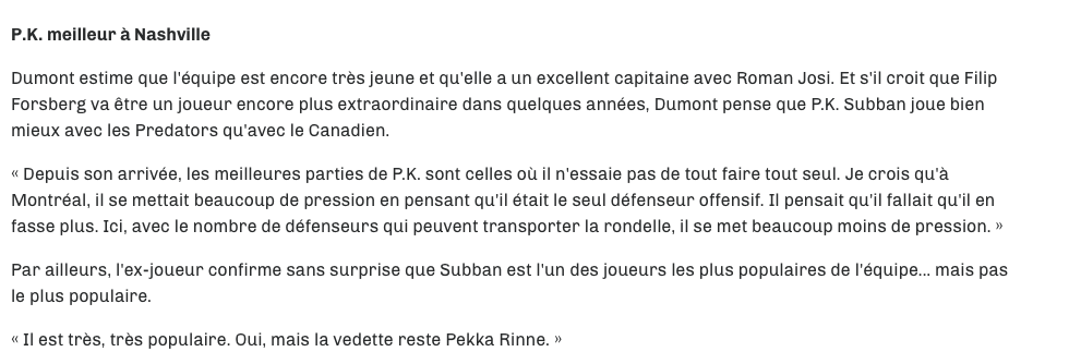HAHA!!!! Jean-Pierre Dumont se croit dans l'équipe!!!!!