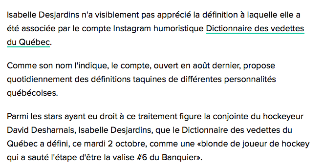 HAHA!!! La blonde de David Desharnais PÈTE une COCHE!!!!!