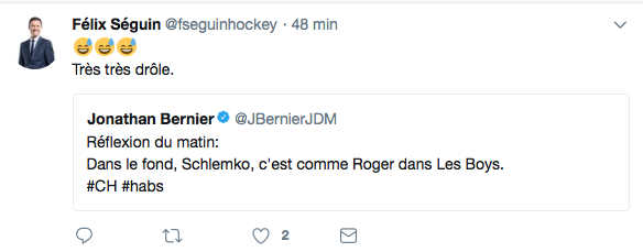 HAHA!!!!  La JOKE du jour..