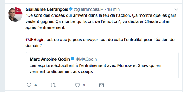 HAHA!!! LA PURÉE DE CLAUDE JULIEN!!!!!