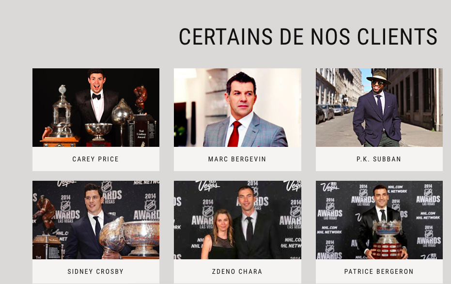 HAHA!!! On ne dirait pas que Marc Bergevin est notre client....
