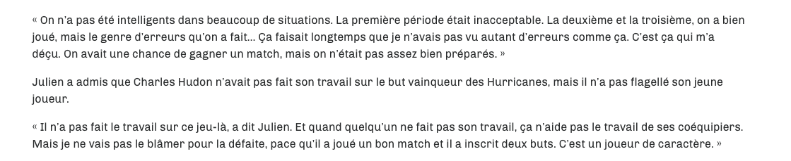 HAHA!!!  On n'est pas à la GARDERIE....