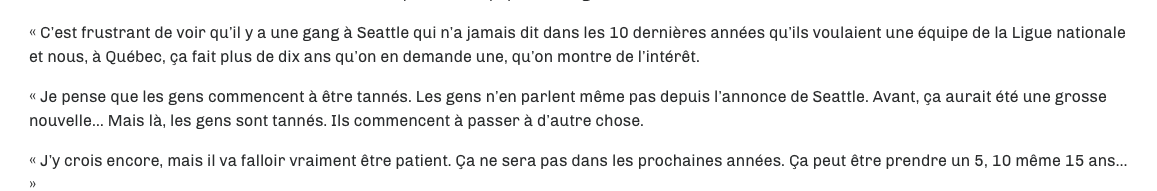 HAHA!!!!  Simon Gagné est TANNÉ d'attendre les Nordiques...
