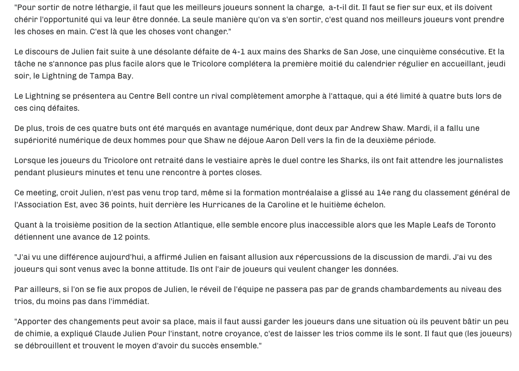 HAHA!!! Tes LEADERS...vont tous se faire échanger...